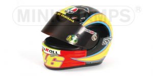 Minichamps 315120096 1:10 Helmet-Valentino Rossi-MotoGP Misano 2012